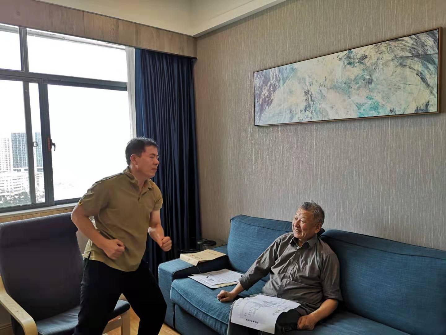 胡亚民教授莅临南阳共商两仪拳文化发展
